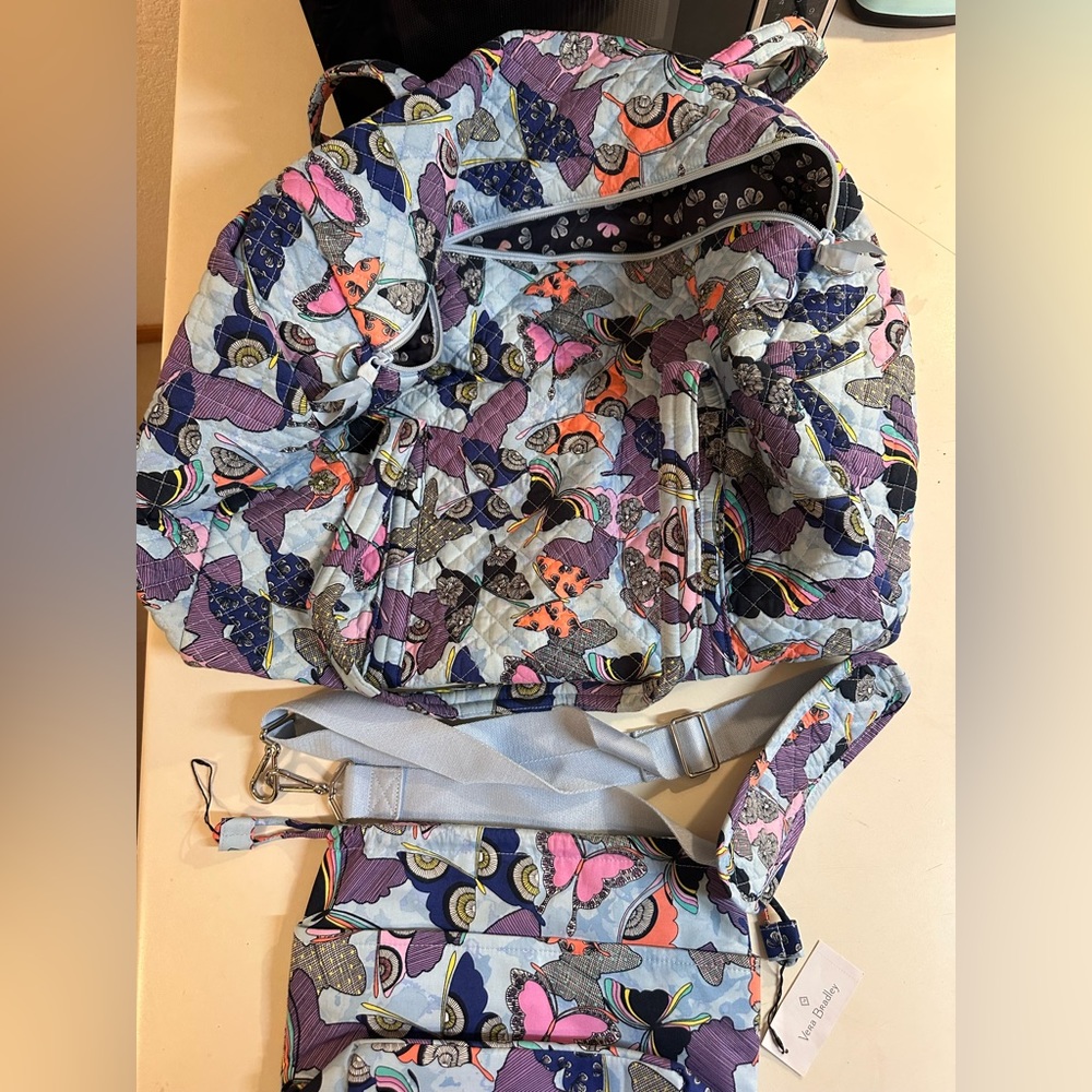 Vera Bradley duffel bag pack